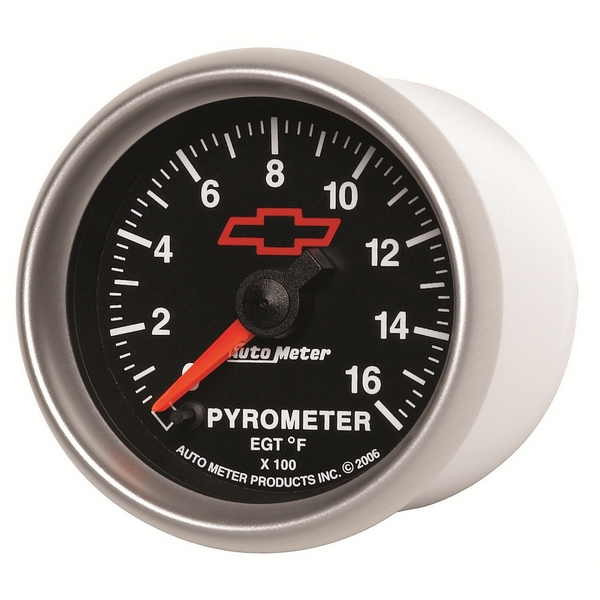 2-1/16" PYROMETER, 0-2000 F, GM BLACK